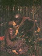 John William Waterhouse La Belle Dame sans Merci oil painting on canvas